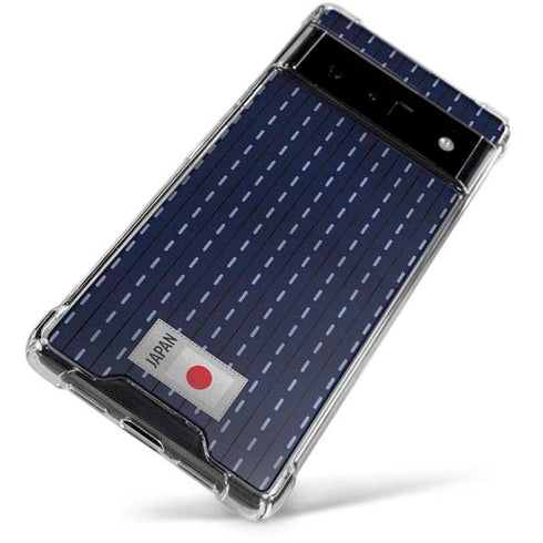 Japan Soccer Flag Google Pixel 6 Clear Case